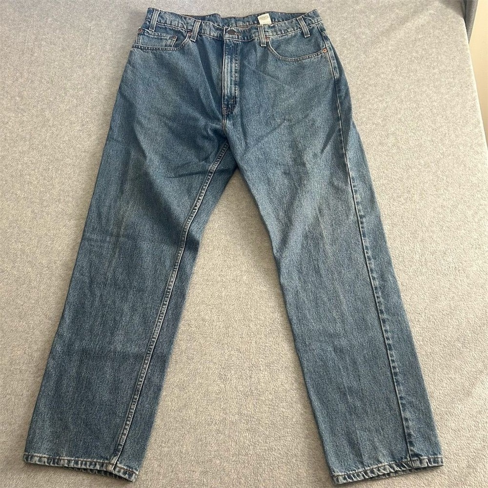 Levi's 505 Jeans Mens Waist 36 Length 30 Blue Straight Leg Denim Vintage 90s Vtg
